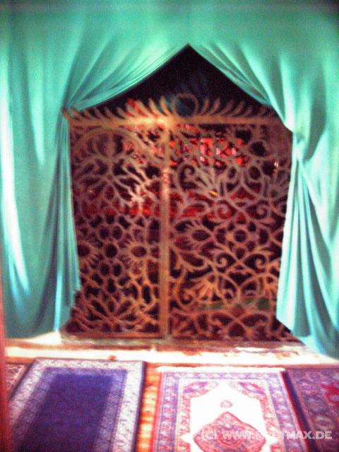 19 Hala Sultan Tekke Moschee Sarkophag der Prophetentante