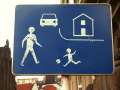 023 Toll gemaltes Spielstra�enschild