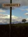 168 Communaute-Schild