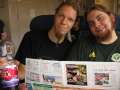 767 Markus und Klas bilden sich im Zug