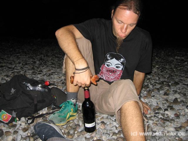 90 Wein am Strand