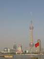 9527 Oriental Pearl und Flagge